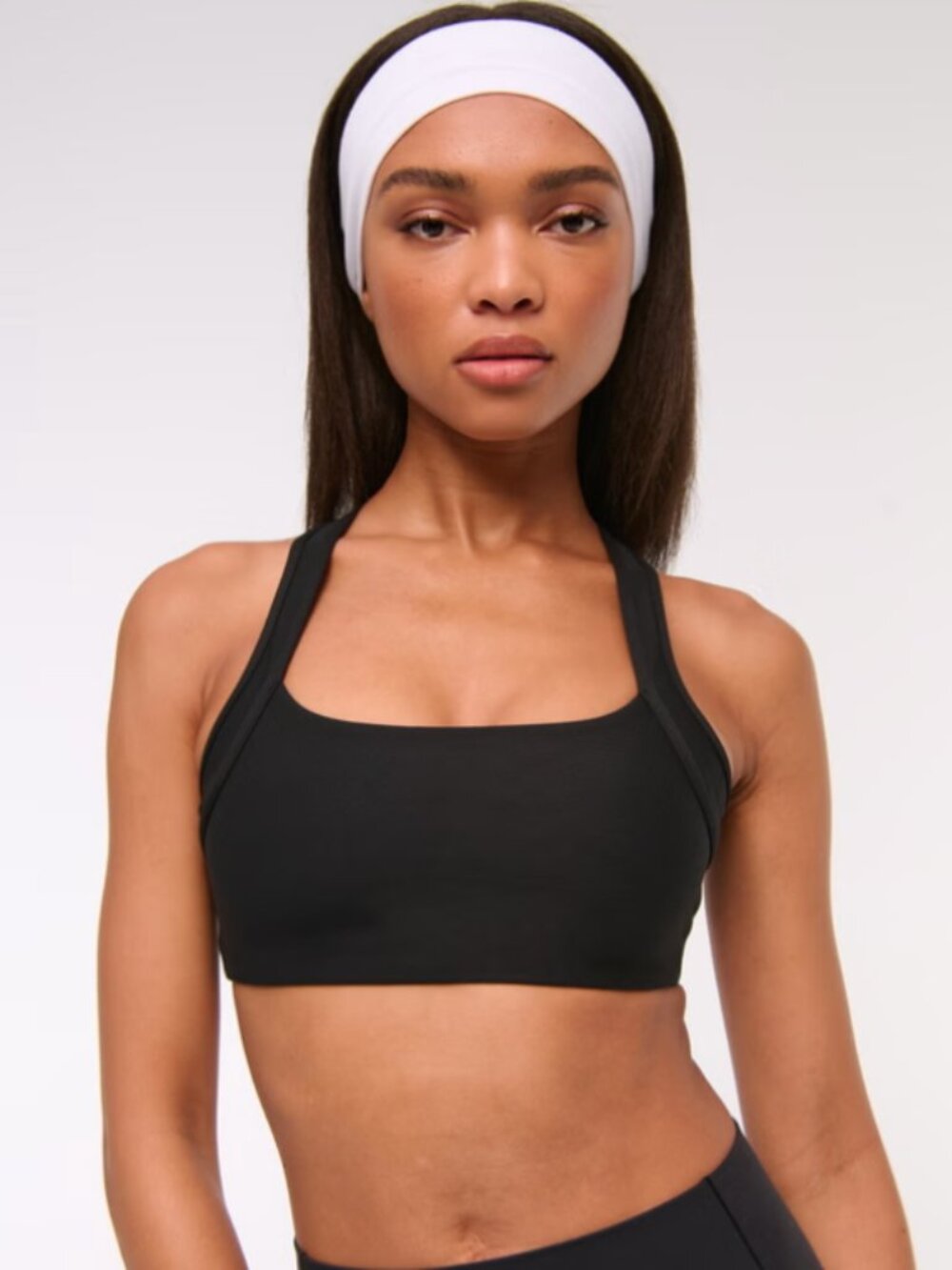 NWT Abercrombie YPB SculptLUX Sports Bra Black XS Sold Out